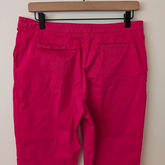 Kenzo Womens Medium Pink Ankle Pants Contemporary Preppy Academia Classic - Picture 6 of 8